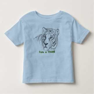 peuter, ik ben een TIGER Kinder Shirts
