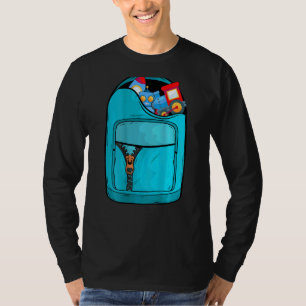 Peuter Jongens Rugzak Met Kinder Speelgoed ACHTERK T-shirt