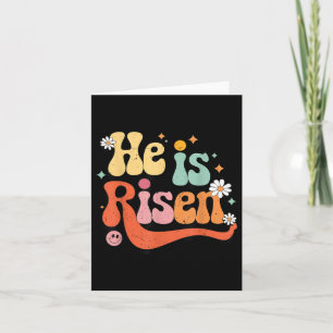 Peuter Meisje Hij Is Opgestaan Christelijk Pasen G Kaart