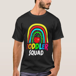 Peuter Squad Appreciation Kinderopvang Leraar Teru T-shirt