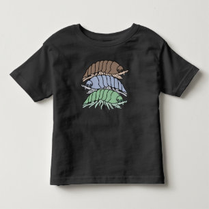 Peuter T-shirt - 3 pissebedden (levendig)