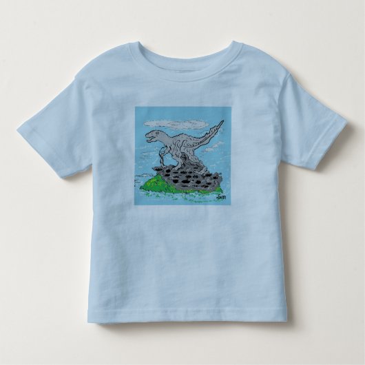 Peuter T-shirt: dinosaurus  Kinder Shirts (Voorkant)