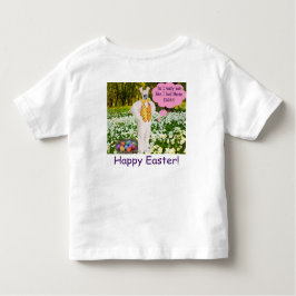 Peuter t-shirt. Fijne Pasen. klipspringer/konijn Kinder Shirts