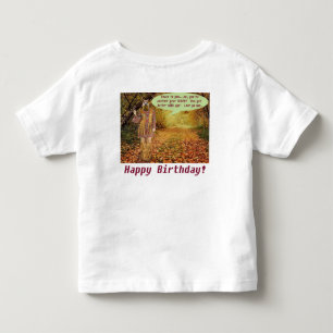 Peuter t-shirt. Gefeliciteerd met je verjaardag. h Kinder Shirts