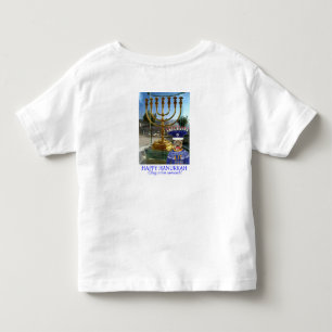 Peuter t-shirt. Gelukkige Chanoeka! leeuw Kinder Shirts