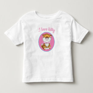 Peuter T-shirt-Kat Kinder Shirts