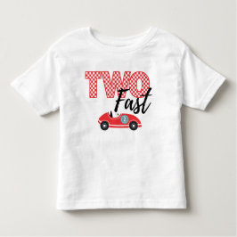 Peuter T-shirt, TWEE snelle 2e verjaardag T-shirt