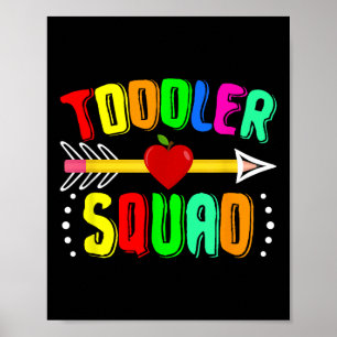 Peuter Team Pre-k Terug naar school Preschool Onde Poster