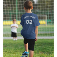 Peuter Tiener Jongen Meisje Naam Jersey Nummer Spo