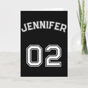 Peuter Tiener Meisje Naam Jersey Nummer Nk Srts  Kaart