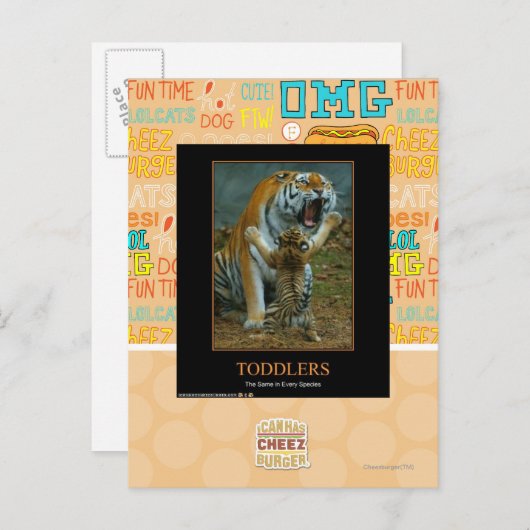 Peuters Briefkaart (Voorkant / Achterkant)