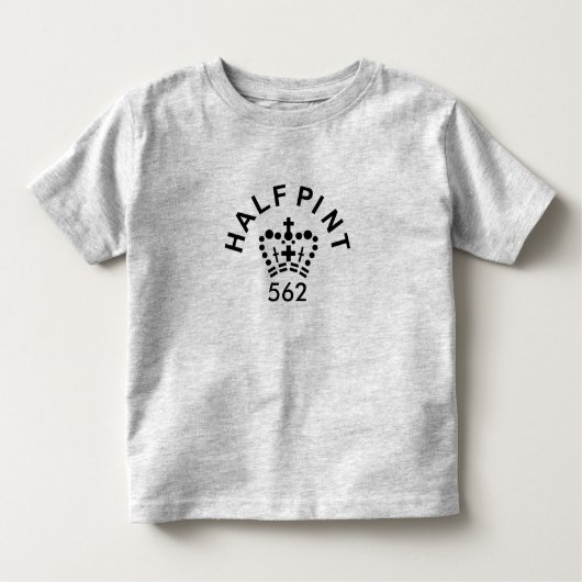 Peuters Engels Half-pint lange-sleeve T-shirt (Voorkant)