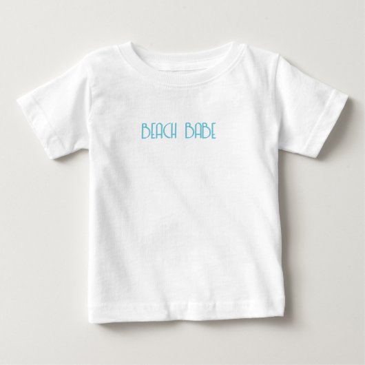 Peuters meisjes T-shirt - Strand schatje (Voorkant)