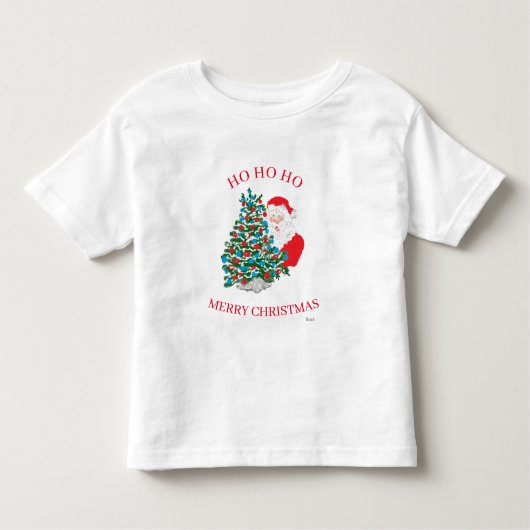 Peuters T-shirts / SANTA HO HO HO (Voorkant)