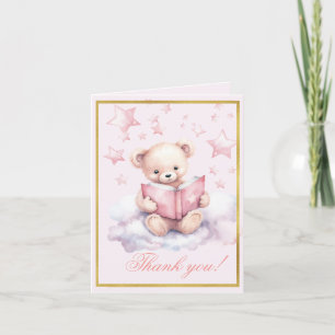 Peuvent Bearly Wait Baby shower plié Carte de reme