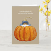 Peuvent nouvelle carte bébé (Fleur jaune)