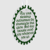 Peuvent vos bénédictions dépasser les shamrocks, (devant)