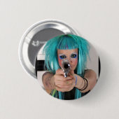 pew-knop ronde button 5,7 cm (Voorkant /achterkant)