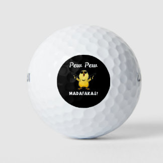 Pew Pew Madafakas, Funny Chick Gift Golfballen