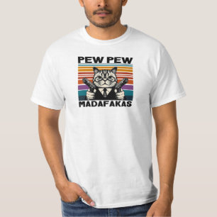 Pew Pew Madafakas Gekke Kat T-shirt