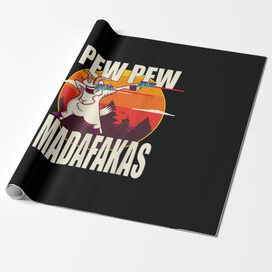 Pew Pew Madafakas Pew Pew Madafakas Goat Cadeaupapier (Uitgerold)