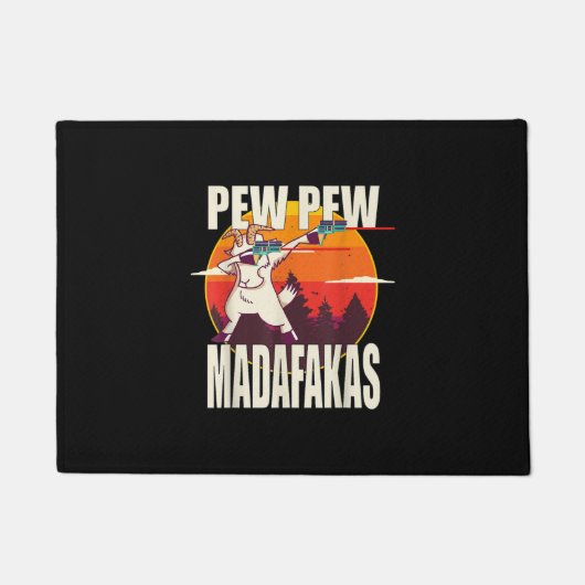 Pew Pew Madafakas Pew Pew Madafakas Goat Deurmat (Voorkant)
