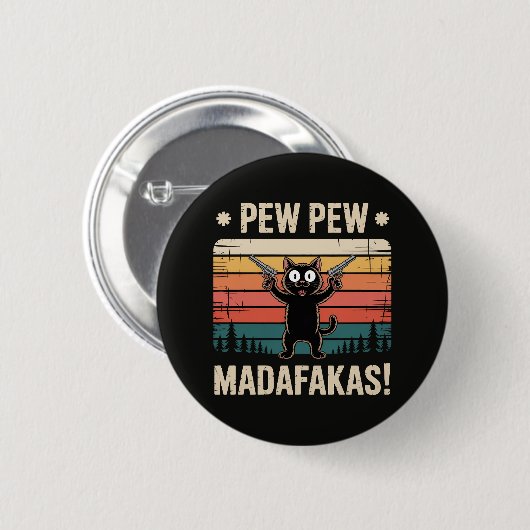 Pew Pew Madafakas Ronde Button 5,7 Cm (Voorkant /achterkant)