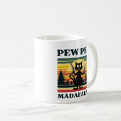 pew pew madafakas tasse, chat drôle tasse de café (Devant droit)