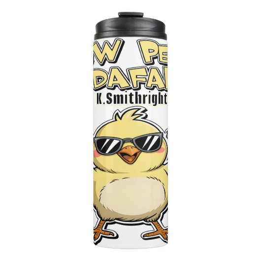 Pew Pew Madatrakas Chick Graphic Thermosbeker (Voorkant)