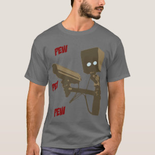 Pew Pew Pew Laser Radar Pistool Robot T-shirt