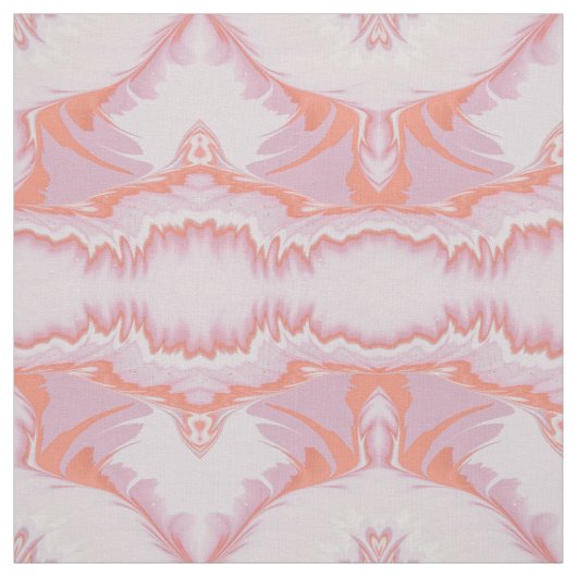 Pewal Roze Whimsical ingewikkeld patroon Multi kle Stof (Swatch)