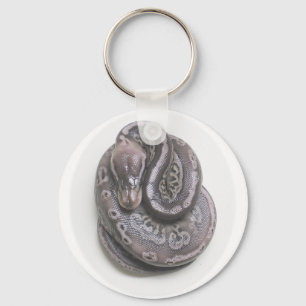 Pewter Ball Python Sleutelhanger