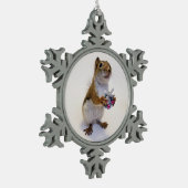 Pewter Rocky Ornament (Links)