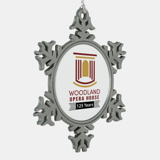 Pewter Snowflake 125th Jubileum Ornament (Links)