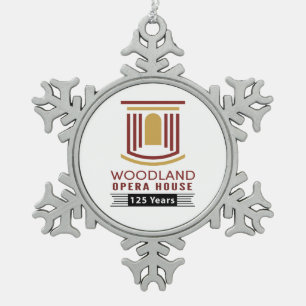 Pewter Snowflake 125th Jubileum Ornament