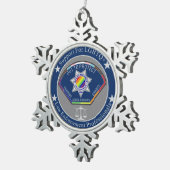 Pewter Snowflake Ornament (Rechts)