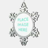 Pewter Snowflake Ornament (Rechts)
