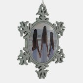 Pewter Snowflake Ornament (Links)