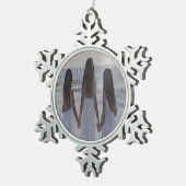 Pewter Snowflake Ornament (Rechts)