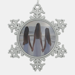 Pewter Snowflake Ornament
