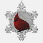 Pewter Snowflake Ornament (Voorkant)