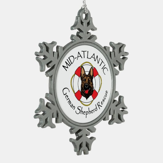 Pewter Snowflake Ornament (Links)