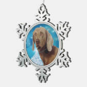 pewter snowflake ornamenten (Rechts)