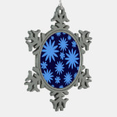 Pewter Tree Ornament Blue Custom (Links)