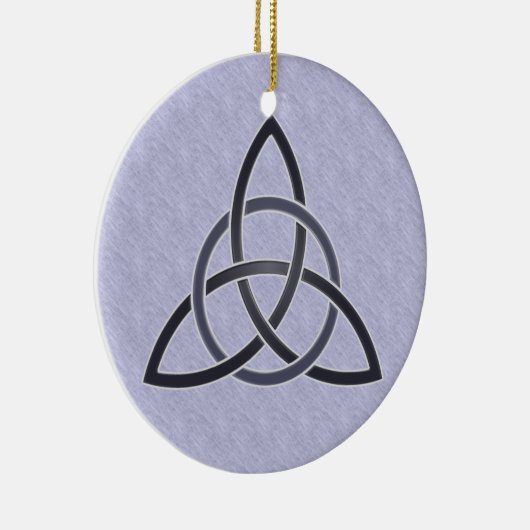 Pewter Trinity Knot Ornament (Rechts)