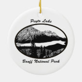 Peyto Lake Keramisch Ornament (Achterkant)