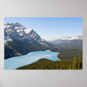Peyto Lake - Nationaal park Banff, Alberta, Canada Poster