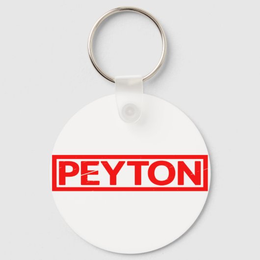 Peyton Stamp Sleutelhanger (Voorkant)