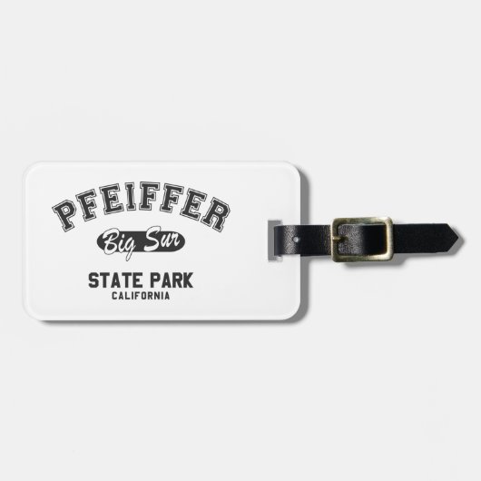 Pfeiffer Big Sur State Park, California Bagagelabel (Voorkant horizontaal)