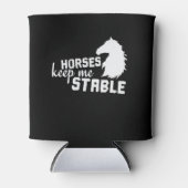 Pferd "Horses Keep Me Stable" Blikjeskoeler (Voorkant)